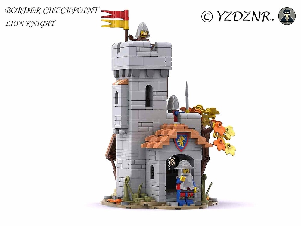 Lego Lion Knight Border Checkpoint