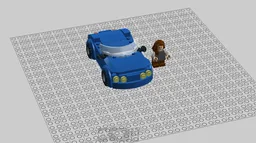 Blue car!