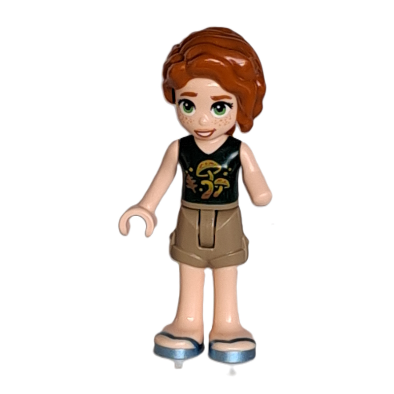 Lego Autumn - Dark Green Top, Dark Tan Shorts