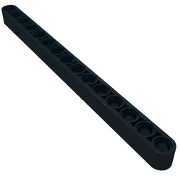 Technic Beam 1 x 15 Thick / Black