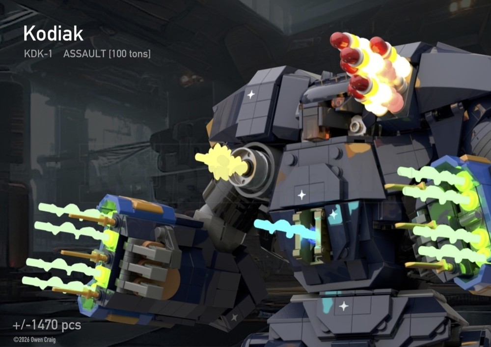 Lego Kodiak KDK-1 Battlemech