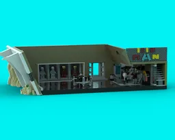 Ironman's garage | From Iron Man 2