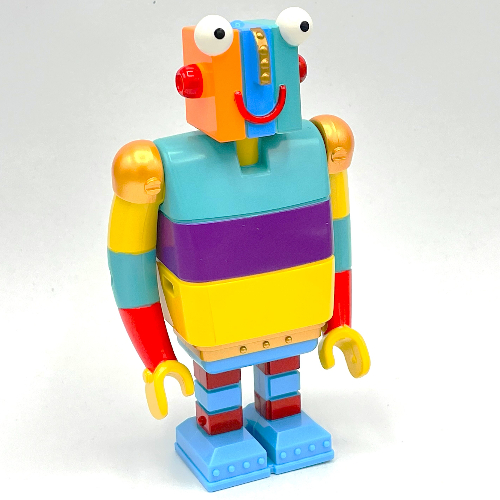 Lego Duplo Figure Little Robots, Stripy / [No Color/Any Color]