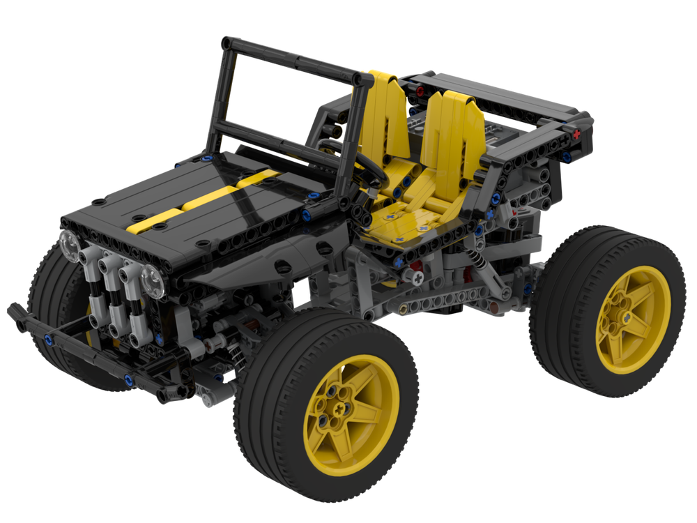 Lego 8865 New Turbo Drift Jeep RC