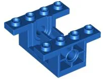 Gearbox 4 x 4 x 1 2/3 with 1 x 2 Cutouts, Pin Holes