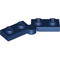 Lego Hinge Plate 1 x 4 Swivel Top / Base - Hollow Clip [Complete Assembly] / Dark Blue