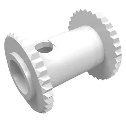 String Reel 2 x 2 Winch Drum / White