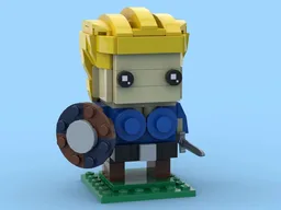 Brick-built Warrior: Viking Shield Maiden