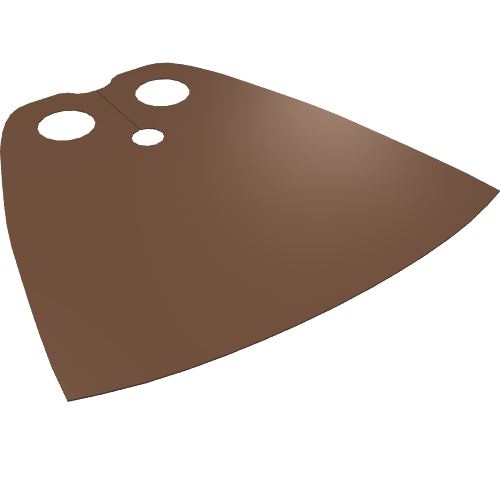 Lego Neckwear Cape, Standard [Traditional Starched Fabric] / Brown