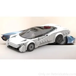McLaren Speedtail (8 wide Speed Champions scale)