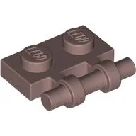 Plate Special 1 x 2 Side Handle [Free Ends] / Sand Red