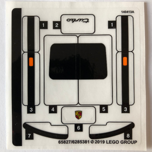 Lego Sticker Sheet for Set 75895-1