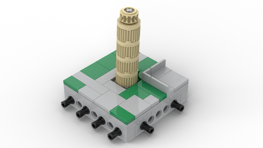 Lego The Leaning Tower of Pisa | Nano Modular World