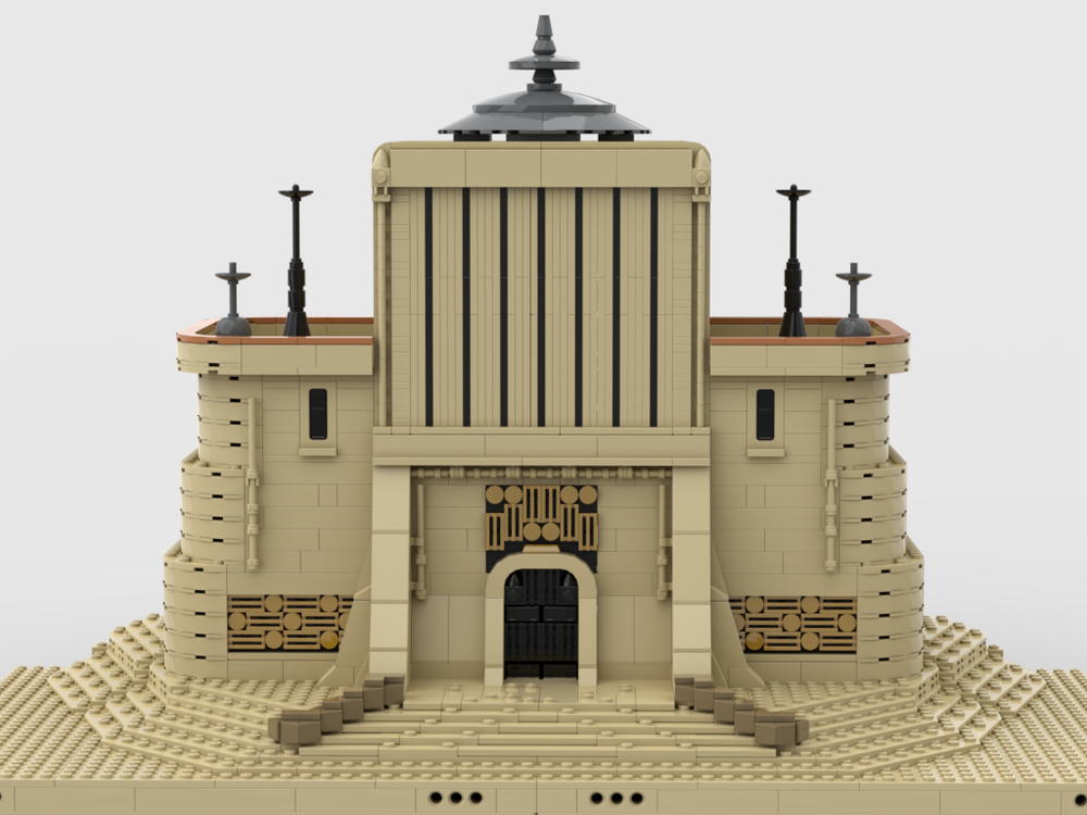 Lego City Hall from The Book of Bobba Fett