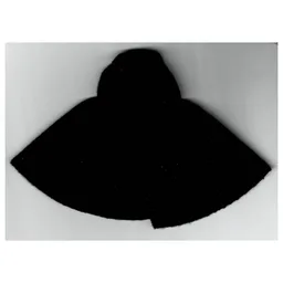 Duplo Cape with Hood / Black