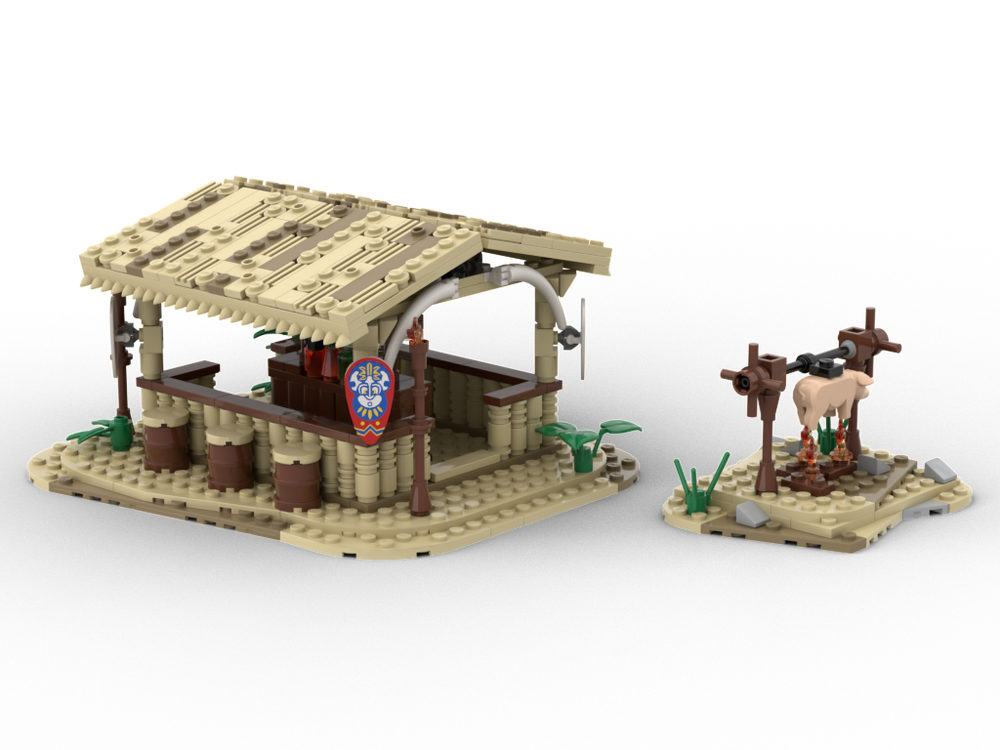 Lego Tiki Hut