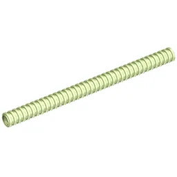 Hose, Ribbed 7mm D. 12L / 9.6cm / Metallic Green