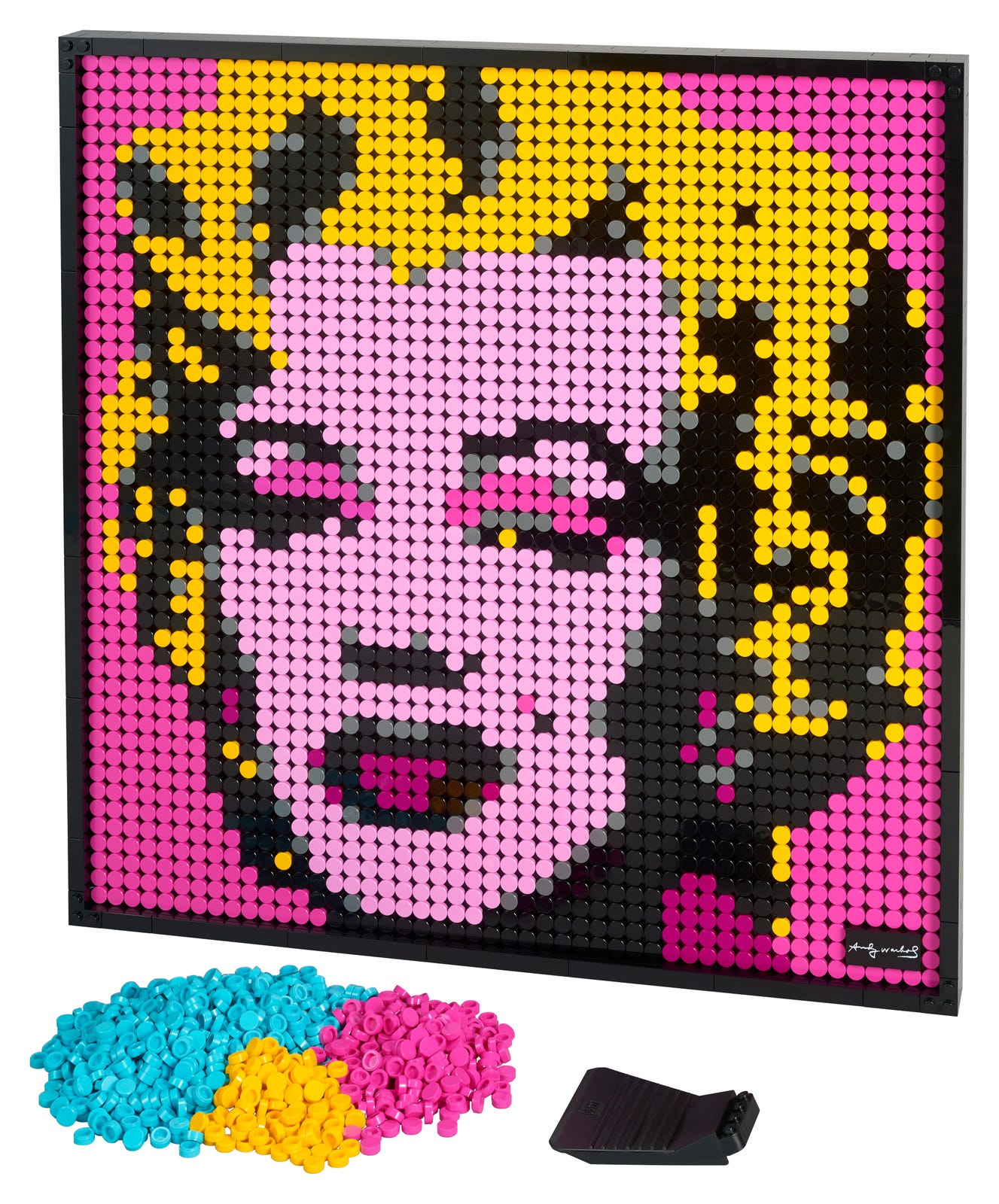 Lego Andy Warhol's Marilyn Monroe