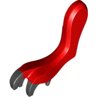 Creature Body Part, Dragon Arm, Left with Black Claws Pattern / Red
