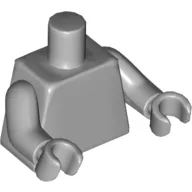 Torso, Light Bluish Gray Arms and Hands / Light Bluish Gray