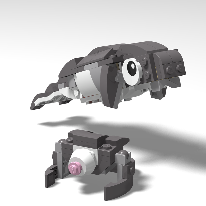 Lego Seal and Mole