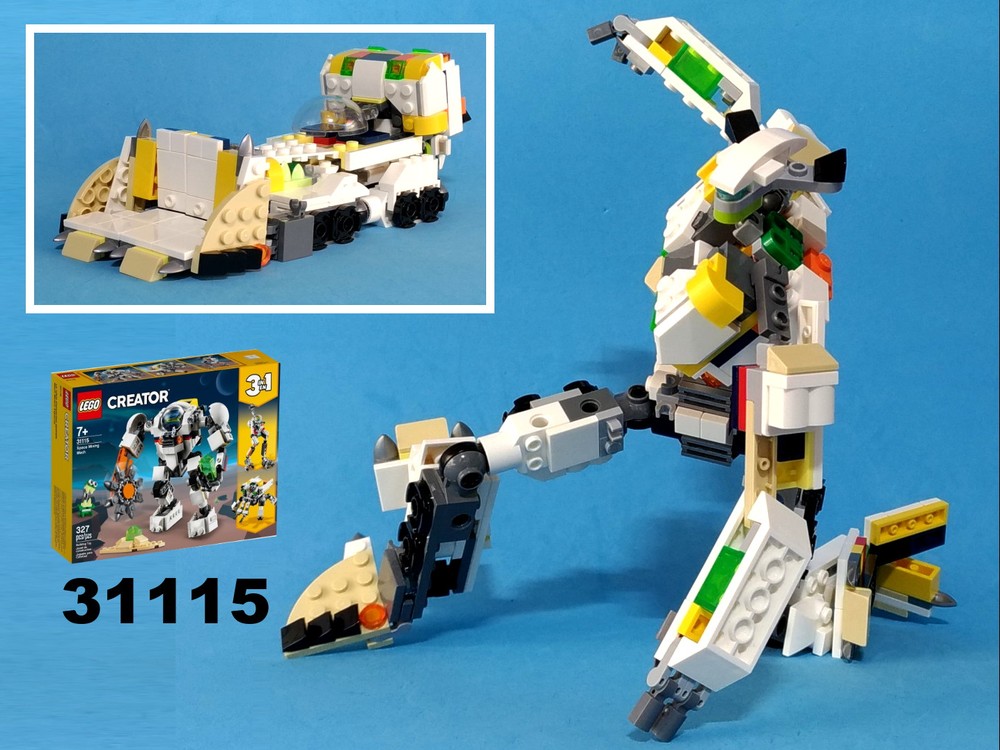 Lego Transformer Bulldozer from LEGO Creator 31115: Space Mining Mech