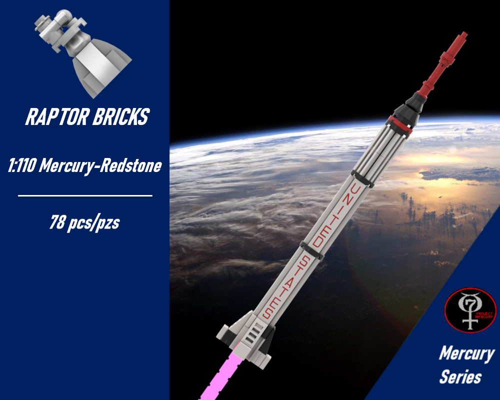 Lego 1:110 Scale Mercury-Redstone