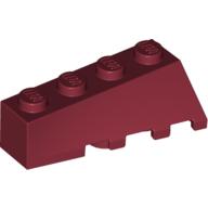 Lego Brick Wedged, Sloped 45° 4 x 2 Left / Dark Red