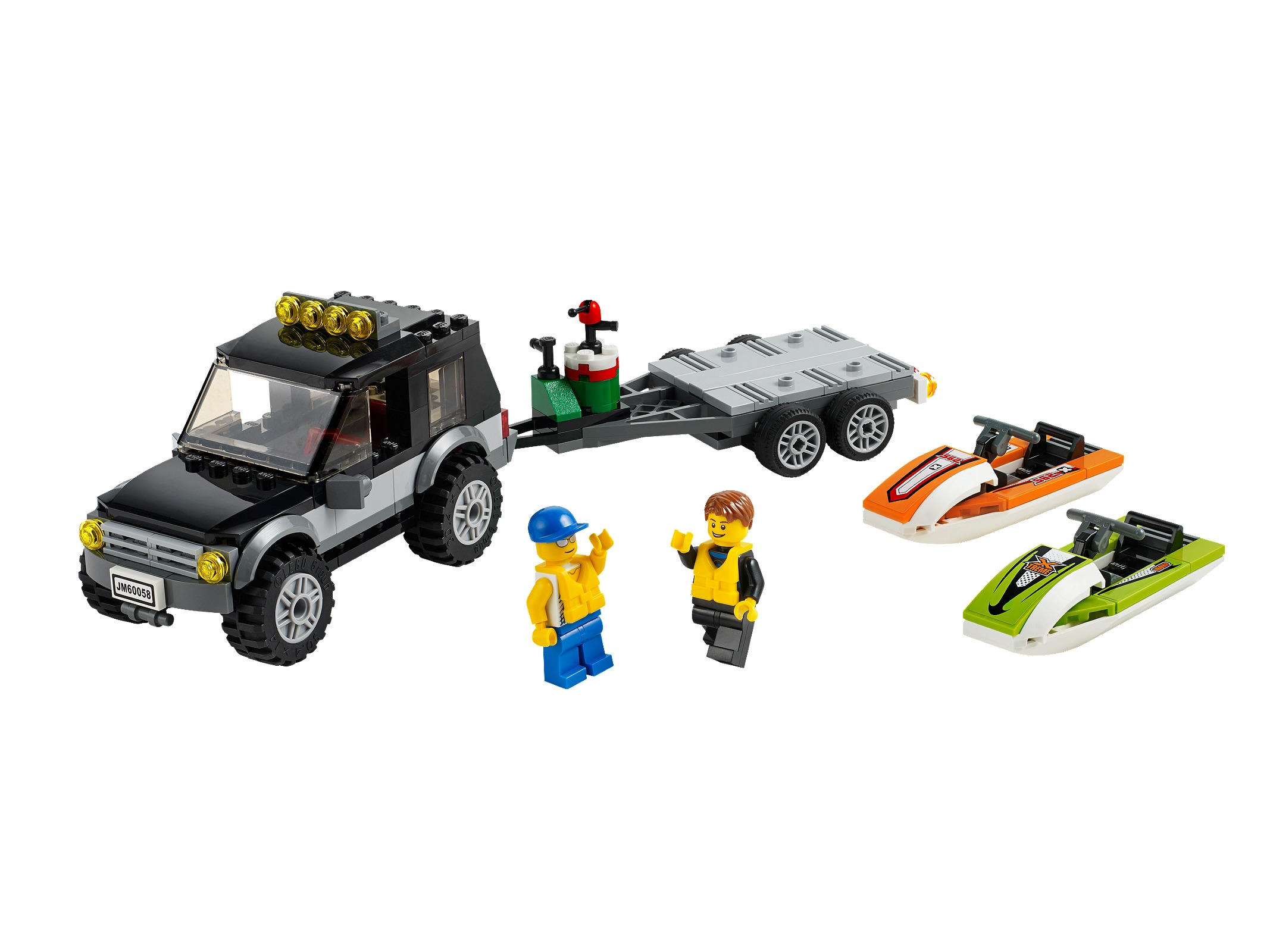 Lego SUV with Watercraft