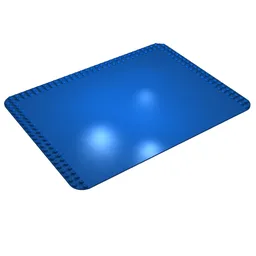 Baseplate 24 x 32 with Studs on Edges / Blue