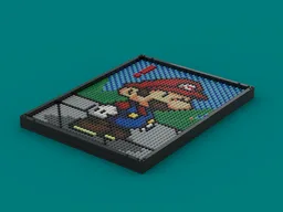 Paper Mario Frame 36x48