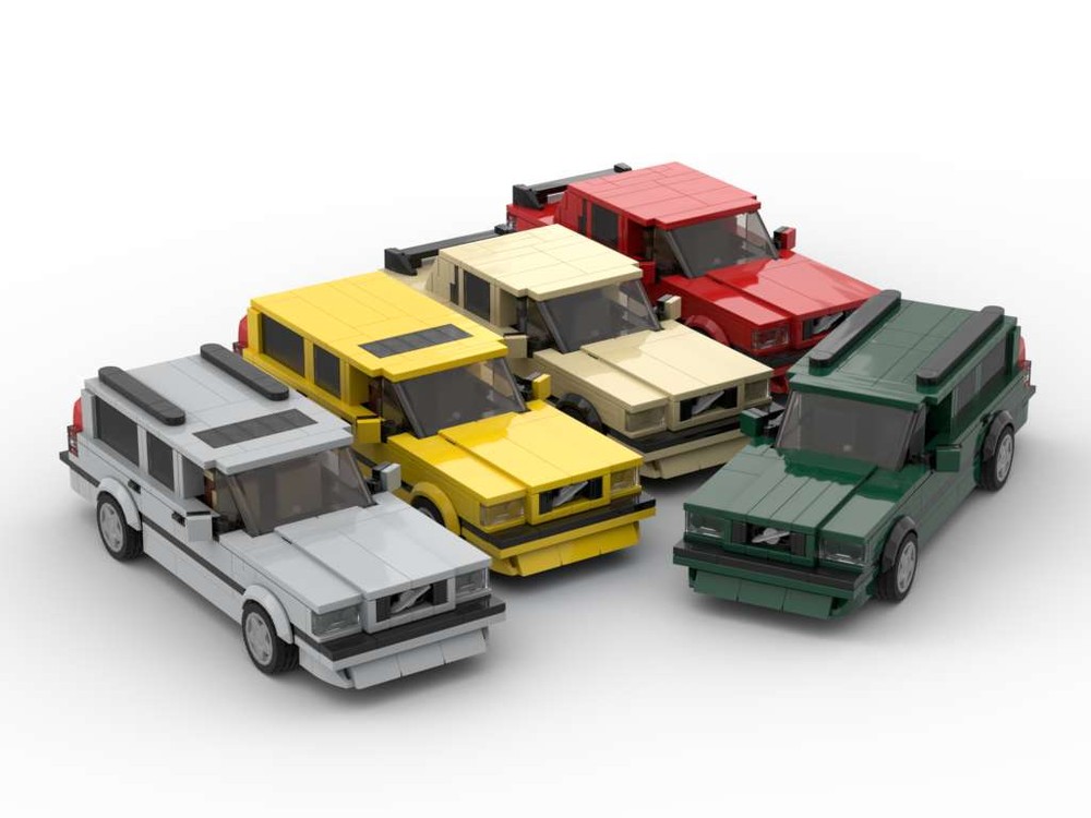 Lego Brick 850 - Set of Five Colors