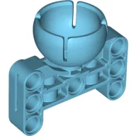 Technic Beam 3 x 5 with Ball And Castor Joint / Medium Azure