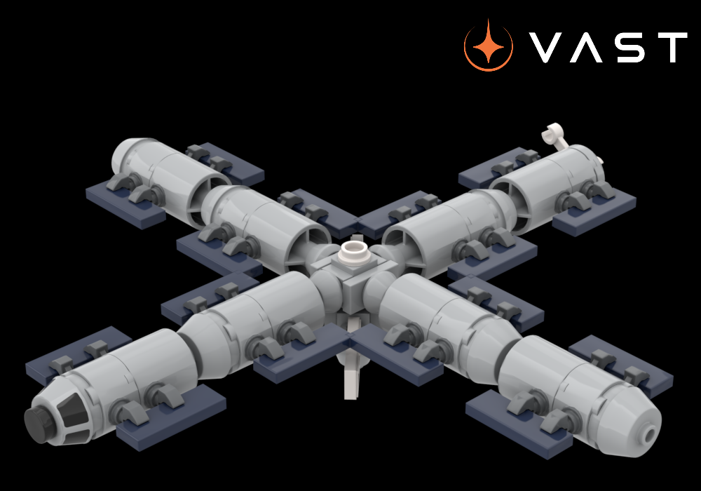 Lego Haven-2 Space Station Final Configuration (1:220 Scale)
