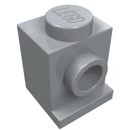 Brick Special 1 x 1 with Headlight / Light Bluish Gray