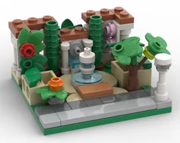 Mini Fountain Garden