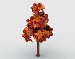 Small deciduous tree in fall (Version 3)