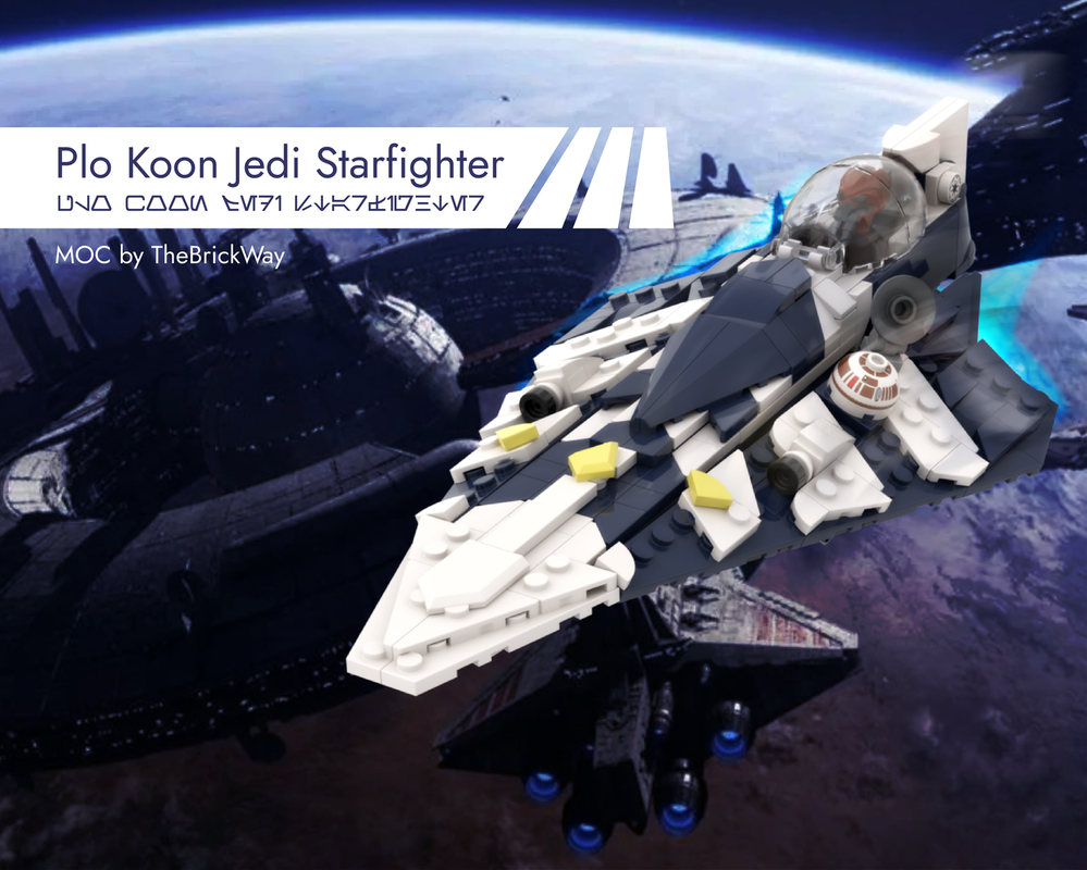 Lego Plo Koon's Starfighter Delta-7