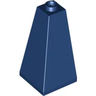 Brick Sloped 75° 2 x 2 x 3 Double Convex / Dark Blue