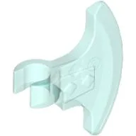 Weapon Axe Head, Clip-on (Viking) [Thick Clip] / Trans-Light Blue