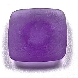 Clikits Icon, Square 2 x 2 Small with Pin [Frosted] / Trans-Medium Purple