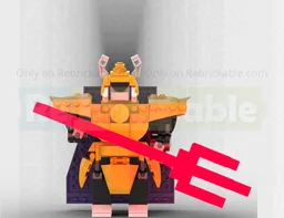 LEGO Undertale – Asgore Dreemurr MOC Instructions
