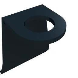 Minifig Neckwear Cape [Plastic] / Black