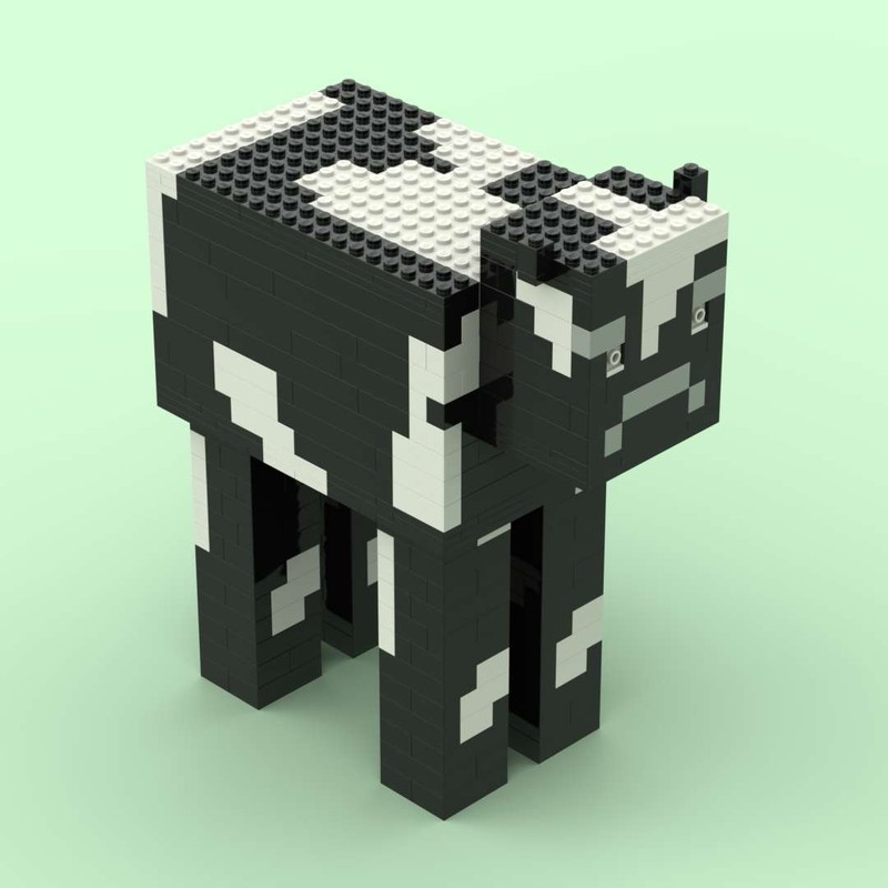 Lego Computer Game Style Cow