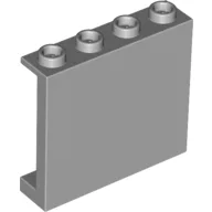 Panel 1 x 4 x 3 [Side Supports / Hollow Studs] / Light Bluish Gray