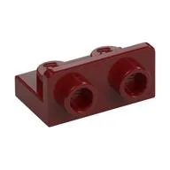 Bracket 1 x 2 - 1 x 2 Inverted / Dark Red