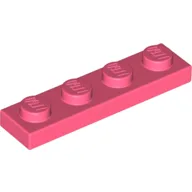 Plate 1 x 4 / Coral