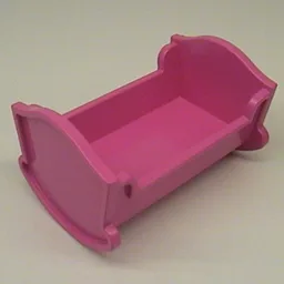 Belville / Duplo, Baby Crib / Cradle / Light Violet