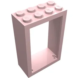 Door Frame 2 x 4 x 5 / Light Pink
