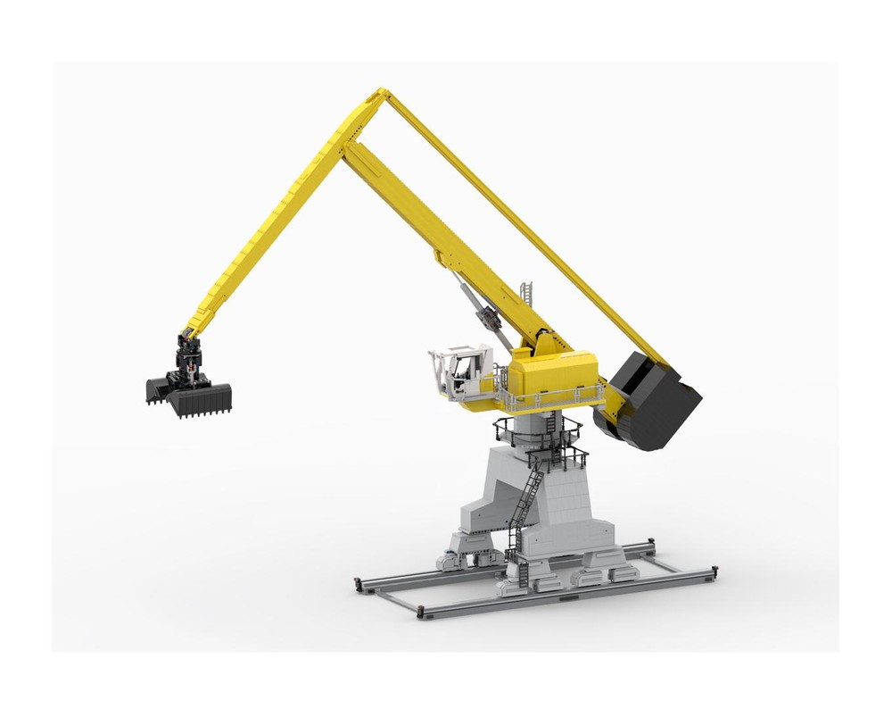 Lego Sennebogen 8100EQ // Full RC Material Handling Machine with Sbrick